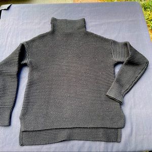 Athleta chunky knit black sweater